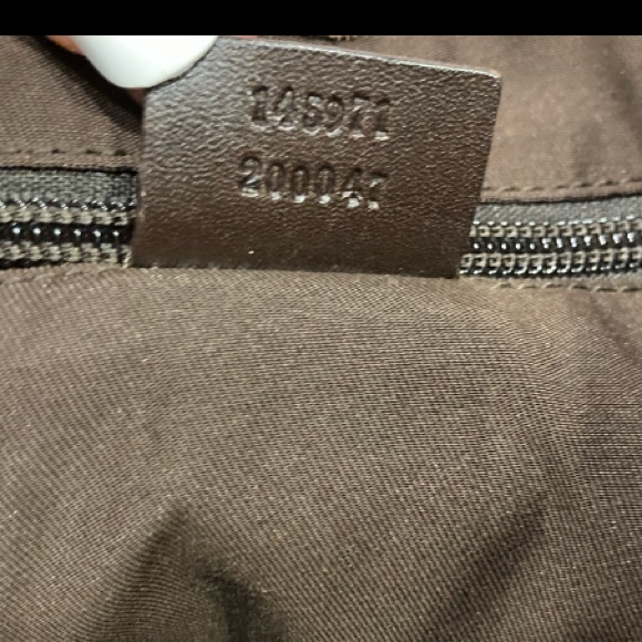 Authentic Gucci GG Monogram Logo Shoulder Bag Tote #6.8v. Good condition - Picture 11 of 15